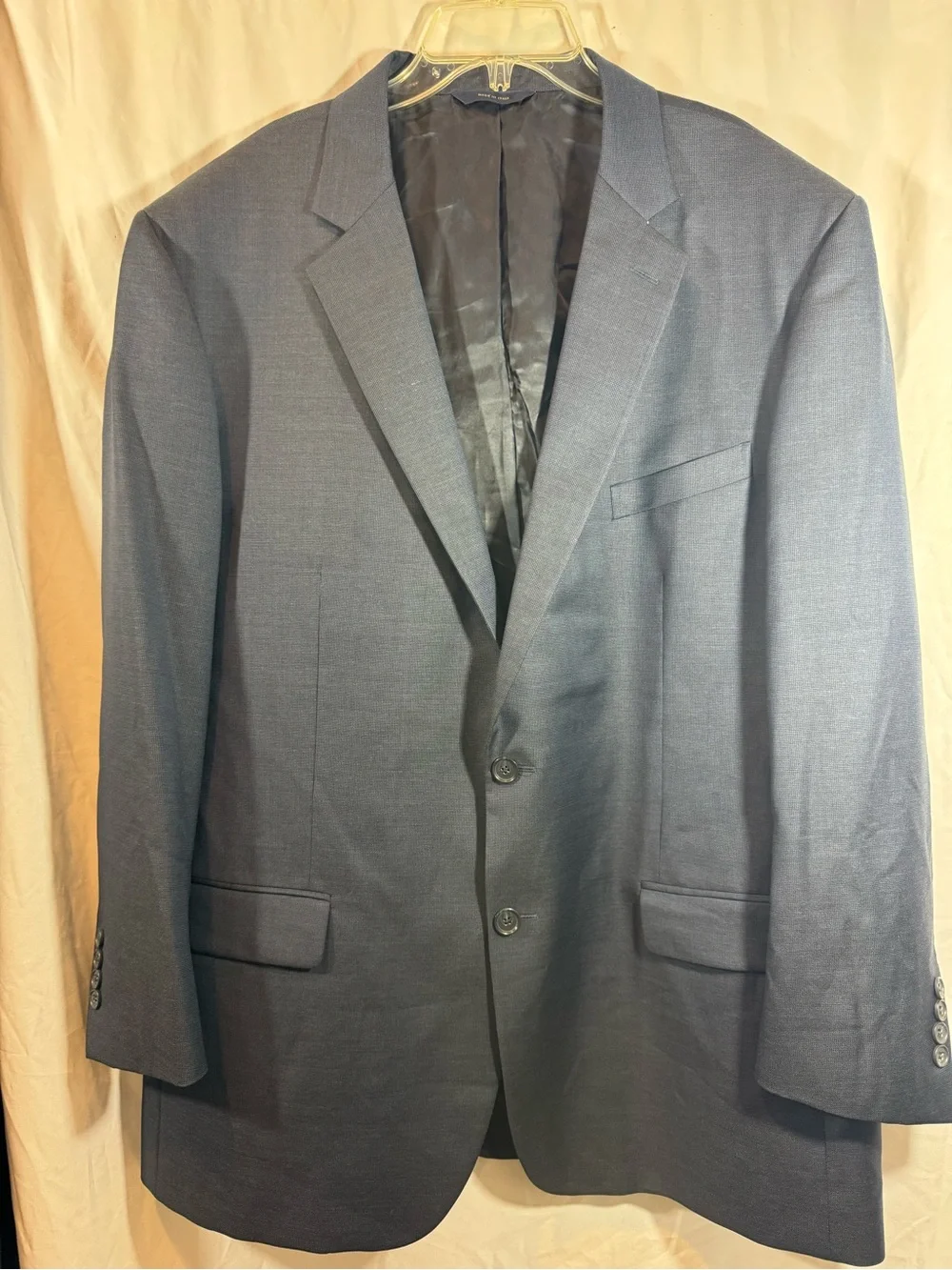 Brooks Brothers Classic Men's Navy Blazer - Two-Button Formal Sport Coat 50 R